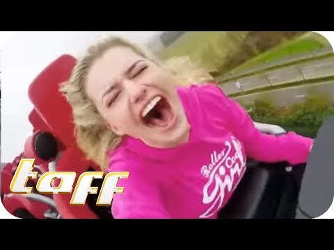 QUIZ auf der ACHTERBAHN | Rollercoaster-Girl 2018 | TEIL 3 | taff | ProSieben