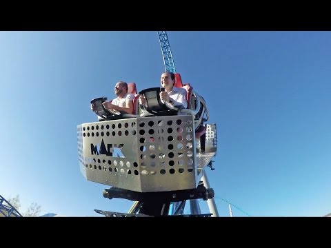Blue Fire Roller Coaster With SPINNING Car! Mack Rides Test! Europa Park IAAPA 2015