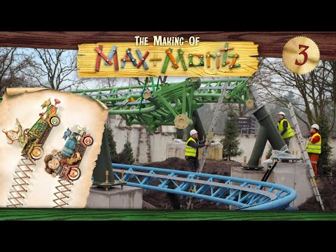 Aflevering 3: Bezoek MACK Rides en start opbouw banen 🎢 | The Making-of: Max &amp; Moritz | Efteling