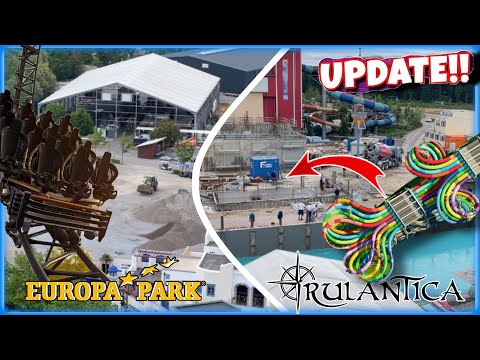 Neue ACHTERBAHN 2023 und Rulantica Neuheiten 2022 | Europa-Park Baustellen News|